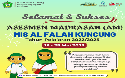 Pelaksanaan Asesmen Madrasah (AM) TP. 2022/2023 di MIS Al Falah Kuncung